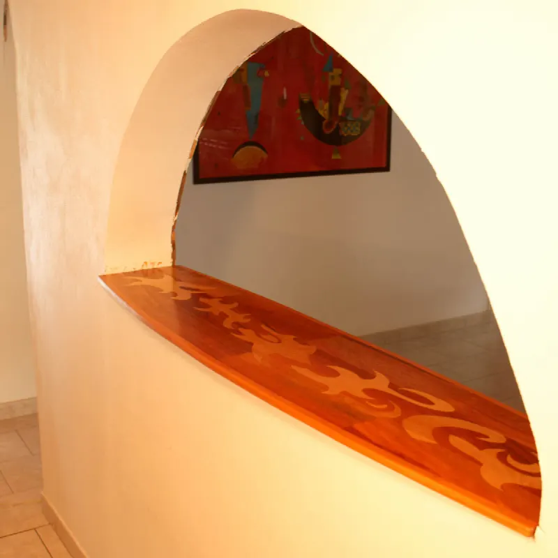 Passe-plat motif tribal sur mesure