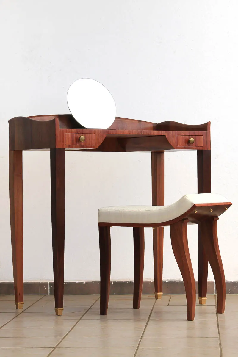 Coiffeuse Ruhlmann et son tabouret