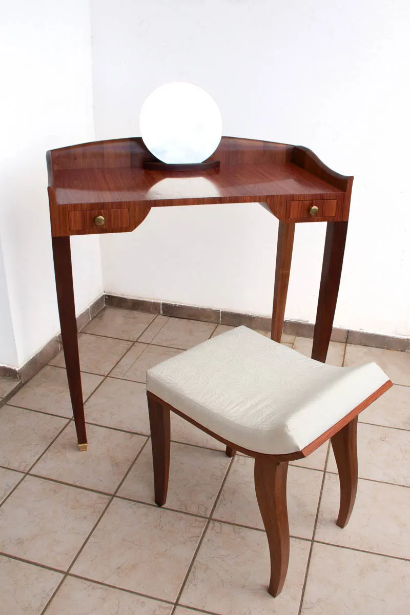 Coiffeuse Ruhlmann et son tabouret