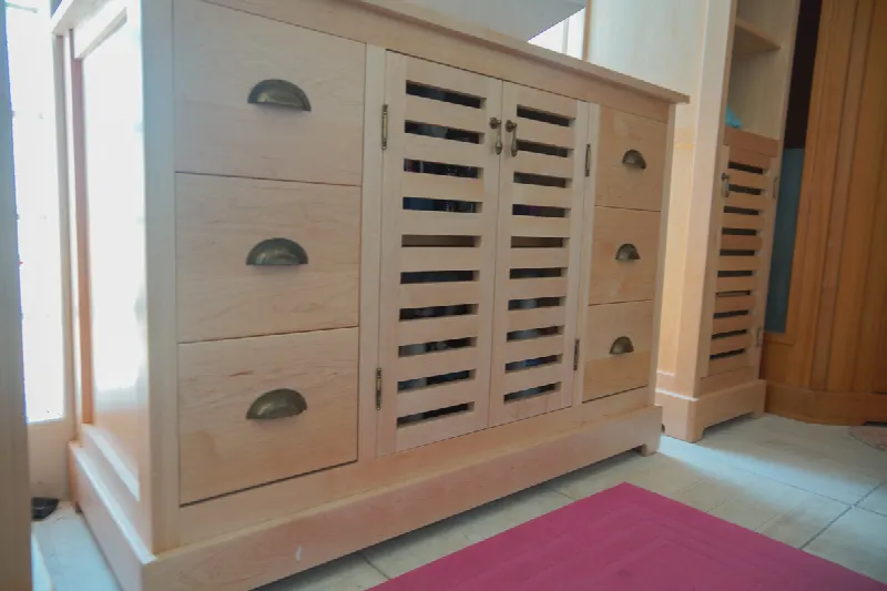Salle de bain en érable
